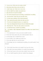 English Worksheet: If clauses