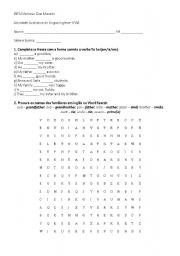 English worksheet: Activities.