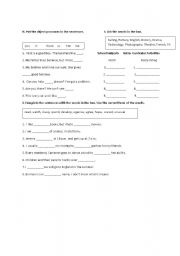 English Worksheet: evaluation of present simple 4
