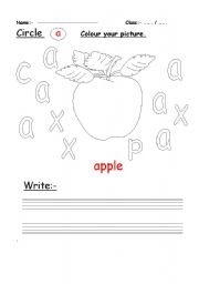 English worksheet: The Alphabet