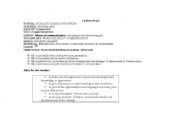 English Worksheet: lesson plan 7th grade