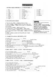 English Worksheet: some, any and other quantifiers