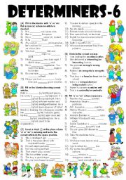 English Worksheet: Exercises on A and AN (Editable with Key)