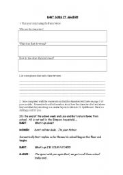 English worksheet: Car Racing worksheet