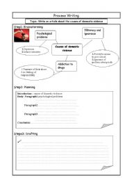 English Worksheet: process writing