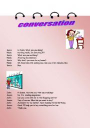 English Worksheet: Phone conversations