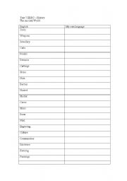 English Worksheet: The Egyptians