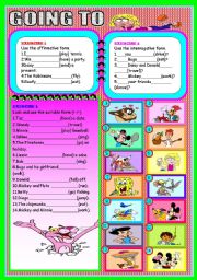 English Worksheet: GOING TO