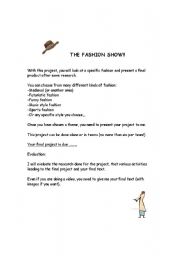 English worksheet: Fashion Show