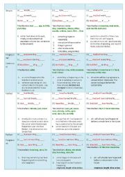English Worksheet: ms