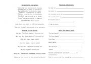 English Worksheet: Passive Info Gap