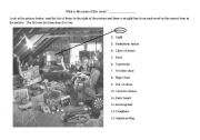 English worksheet: The Attic