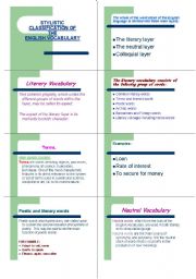 Stylistic Classification