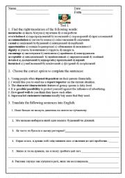 English worksheet: Worksheet for Exam Excelence (Oxford)