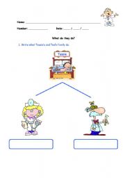English Worksheet: jobs