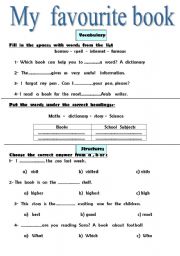 English Worksheet: worksheet