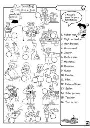 English Worksheet: looking for job part 2/2