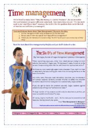 Time management (with answers)