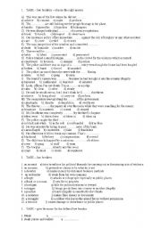 English Worksheet: Crime Topic Tasks