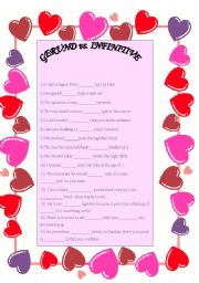 English Worksheet: Gerund infinitive and modals revision