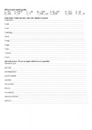 English worksheet: is it and how many