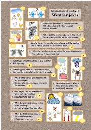 Introduction to Meteorology 2 WEATHER JOKES