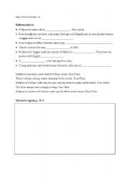 English worksheet: Bollywood