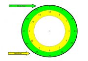 English Worksheet: Clock (hour & minutes)