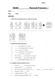 Personal Pronouns