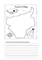 English Worksheet: tHE TREASURE MAP 2