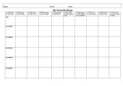English Worksheet: MY FAVOURITE THINGS