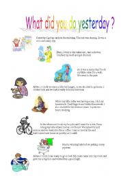 English Worksheet: past simple
