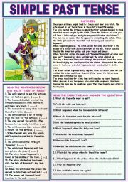 SIMPLE PAST TENSE (RAPUNZEL)