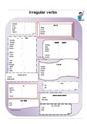 English Worksheet: Irregular  verbs