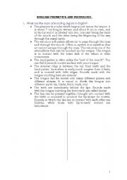 English Worksheet: english phonetics