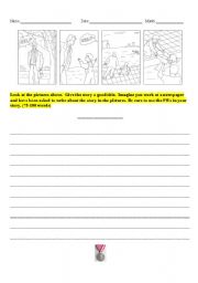 English Worksheet: Writing-The Rescue