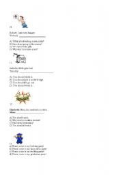 English worksheet: 6.siniflar deneme 3. bolum