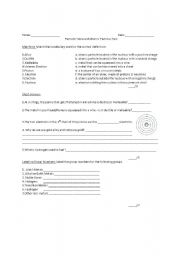 English worksheet: ESLSCIWORKST