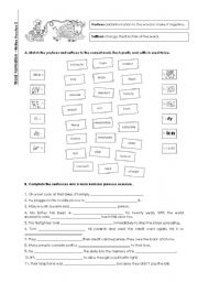 English Worksheet: Word Formation