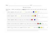 English Worksheet: Mixing Colors