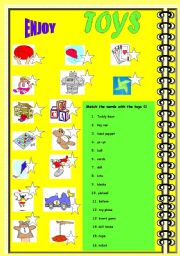 English Worksheet: TOYS 