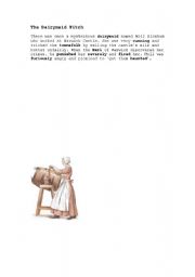 English Worksheet: The Dairymaid Witch