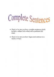 English worksheet: Editing Packet