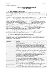 English Worksheet: hydraulic structures and passive