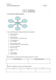 English worksheet: meeting people, greeting, introducing