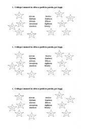 English worksheet: match numbers and words