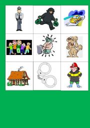 English Worksheet: Story telling activity: The robbery