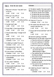 English Worksheet: Conjunction