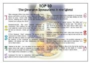 English Worksheet: TOP 10 The strangest Restaurants in the World