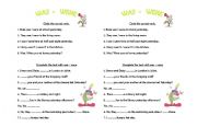 English Worksheet: past tense verb 